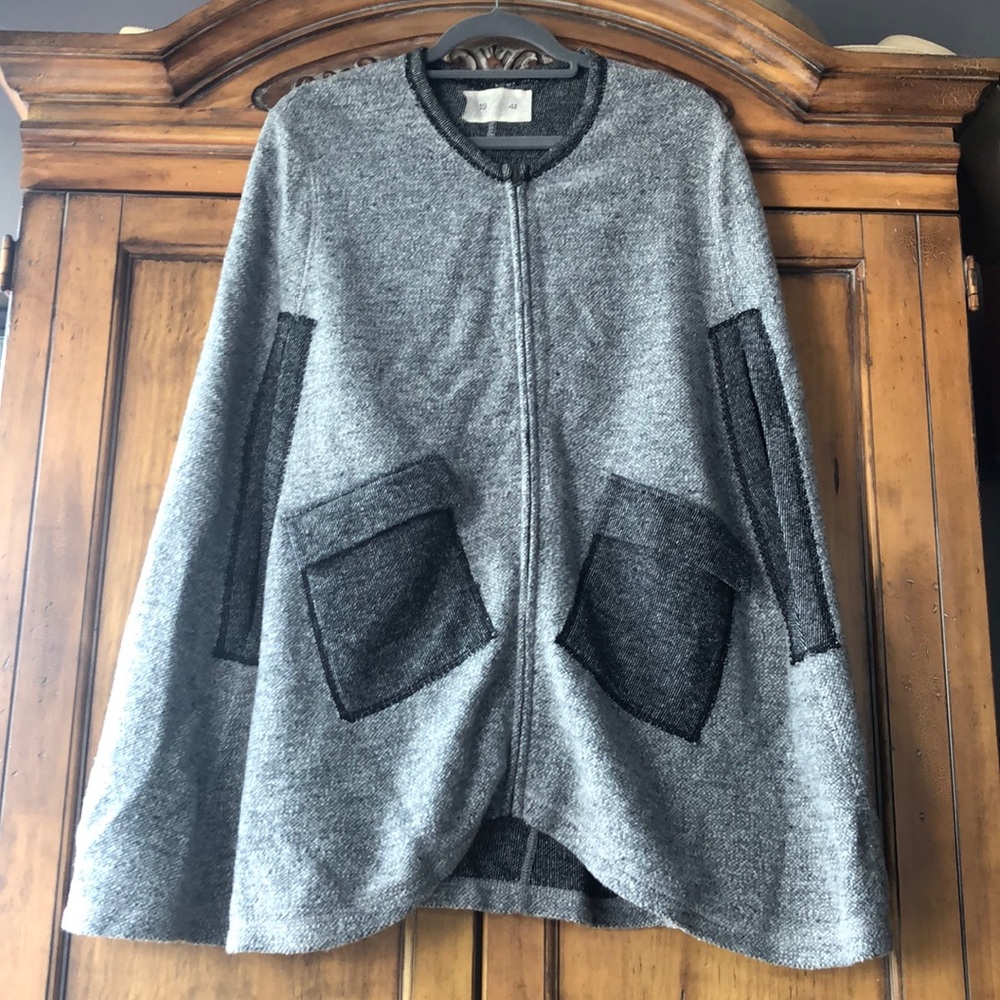 194t Gray Poncho from Fred Segal Boutique
